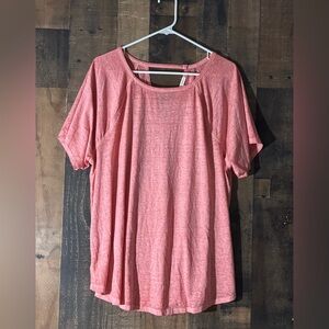 Women’s Sz 1x Threads 4 Thought Coral Short Sleeve Tee